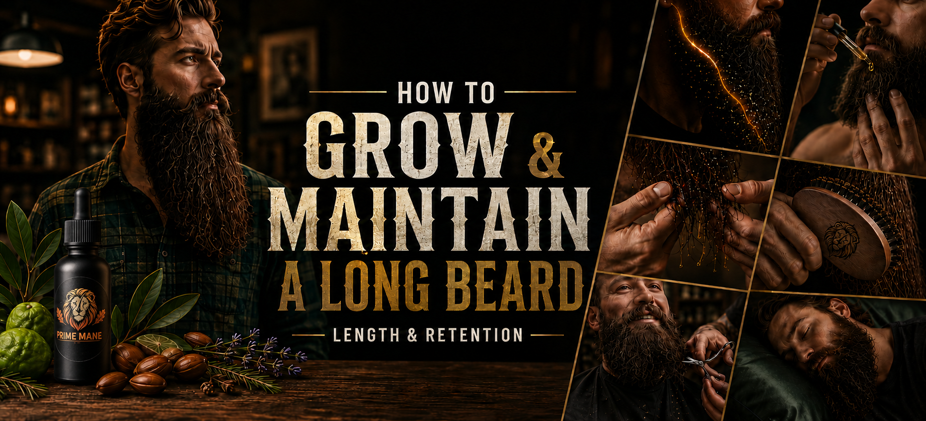 How to Grow and Maintain a Long Beard: Length & Retention