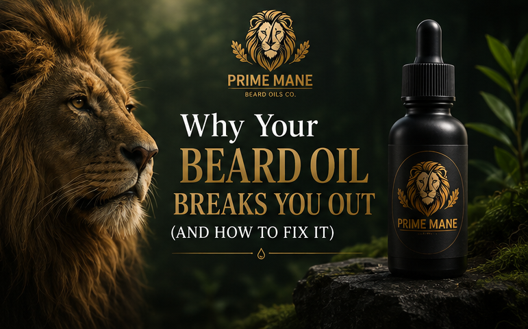 Why Your Beard Oil Breaks You Out (And How to Fix It) | Prime Mane Beard Oils Co.